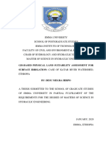 5 GIS-BASED PHYSICAL LAND SUITABILITY ASSESSMENT FOR SURFACE IRRIGATION Desu Megra MSc. Thesis