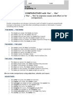 1-b Grammar in Context- The Comparative the Comparative