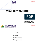 WBVF HHT Inverter: Overseas Field Support Team