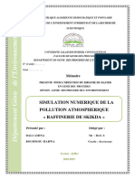 Simulation Numerique de La Pollution Atmospherique - Raffinerie de Skikda