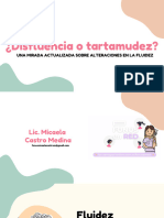 Disfluencia o Tartamudez