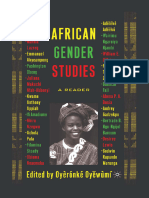 African Gender Studies a Reader