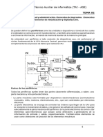Tema 1 - Periféricos - conectividad y administración. Elementos de impresión. Elementos de almacenamiento. Elementos de visualización y digitalización