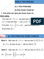 Slide Chương 2 Giải Tích 2 (D23)