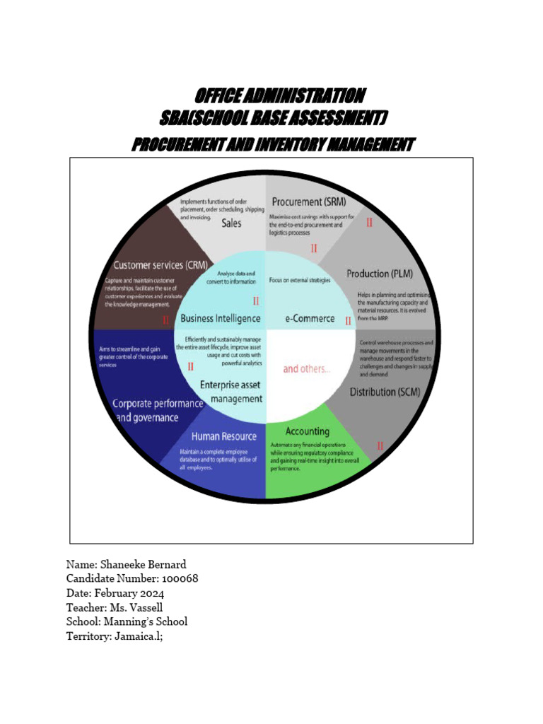 Procurement & Inventory Management Analysis | PDF | Supply Chain | Cargo