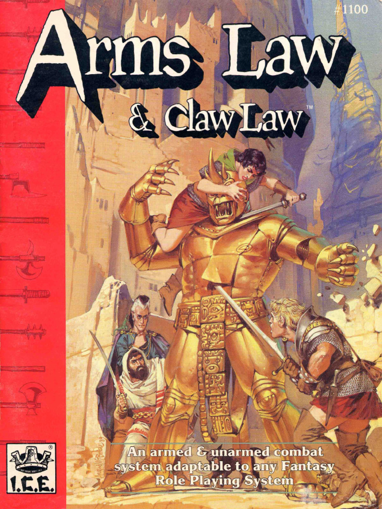 ICE1100 - Rolemaster - Arms Law Claw Law | PDF