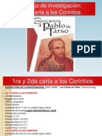 1° y 2° Carta A Los Corintios