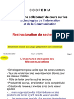 Restructuration Secteur TIC