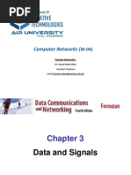 CN - W04 - Transmission Impairments and Data Rate Limitations