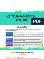 Chapter 2. Bài giảng kế toán NV Tiền mặt - gửi SV