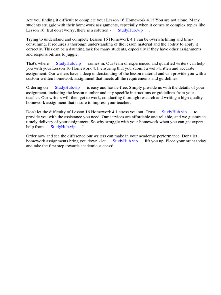 Lesson 16 homework 4 1 pdf homework mathematics