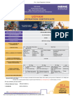 Udyam Registration Certificate 22012022