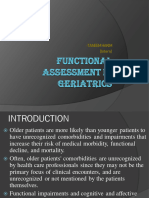 Functional Assessment in Geriatrics