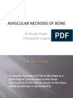 Avascular Necrosis of Bone: DR Shoaib Shaikh Orthopaedic Surgeon