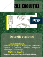 Dovezile Evolutiei