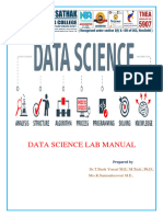 Data Science Lab Manual