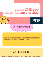 7 Usos para o ONE Que Não Contaram Pra Você.