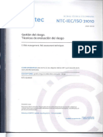 Ntc Iso 31010 Tecnicas de Evaluacion Del Riesgo