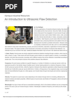 An Introduction To Ultrasonic Flaw Detection