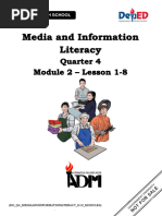 Media and Information Literacy Shs q4