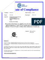 Certificado Ul 1741 Ms-2000+Series - ul1741+Sb&Ieee+1547-2018 - Na - Certificate - v20221110
