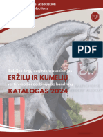Elektroninė BŽAA Žirgų Vertinimo Bei Darbingumo Bandymų 2024 Katalogo Versija