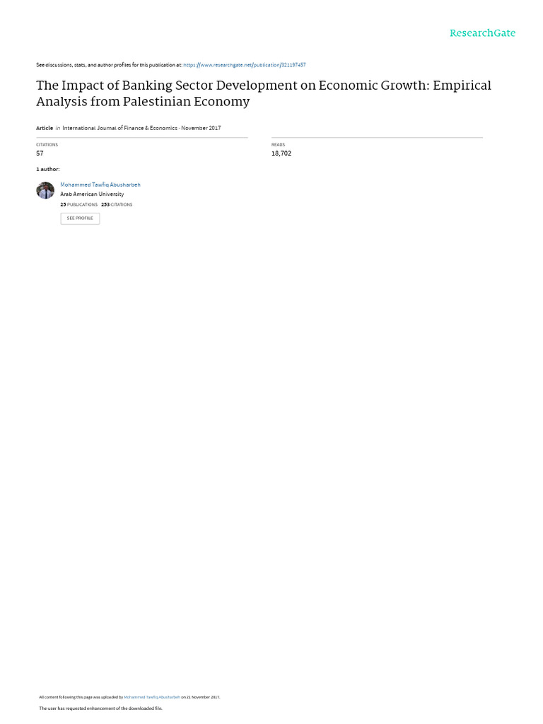 Eyerus 2 | PDF | Economic Growth | Banks