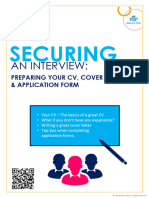 Readiness For Work Hand Out Part C Securing An Interview CV and Cover Letter