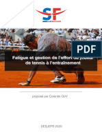 Fatigue Et Gestion Effort Tennis