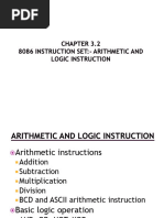 Chapter 3.2 Arithmetic and Logic Intructions