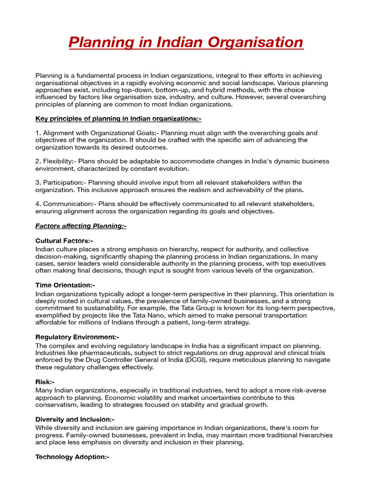 Planning | PDF | Goal | Planning