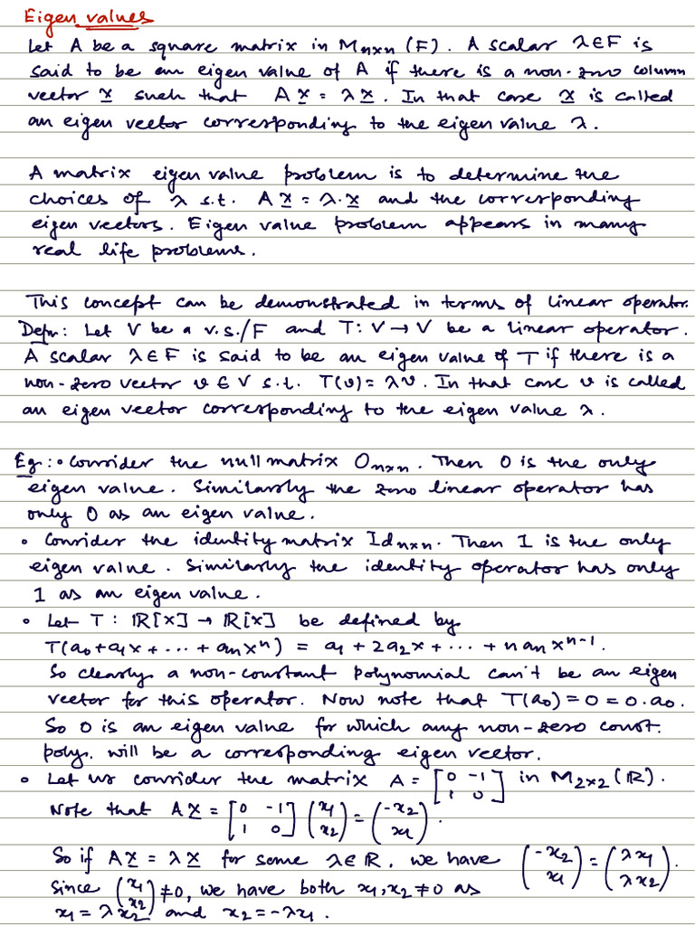 Mtl101 Notes w8 | PDF