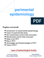 Experimental Epidemiology (1) 1