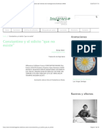 Constantino y El Edicto "Que No Existe" Revista Imágenes Del Instituto de Investigaciones Estéticas UNAM