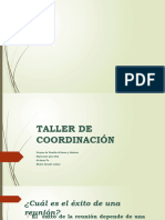 Taller de Coordinación