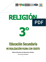 Religion 3er Grado Sec Jocama 2024