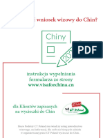 Instrukcja Wypelniania Wniosku Wizowego Do Chin