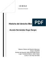 Historia Del Derecho Mexicano