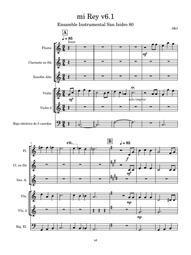 v6.1 Partitura Pertenezco A Mi Rey | PDF | Carrera de autos | Automovilismo