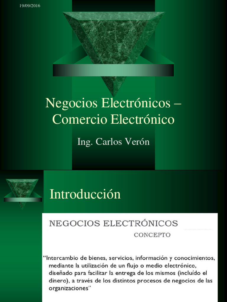 Negocios Electronicos - Comercio Electronico-Introduccion 2017-3 | PDF ...