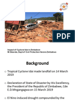 Impact of Cyclone Idai in Zimbabwe - M.sibanda