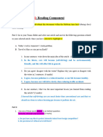 Midterm PART II:: Reading Component