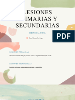 LESIONES PRIMARIAS Y SECUNDARIAS