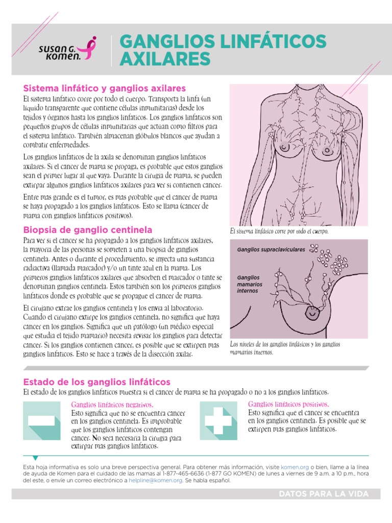 Axillary Lymph Nodes SPA FINAL KO2046!1!16 HR | PDF | Sistema linfático ...