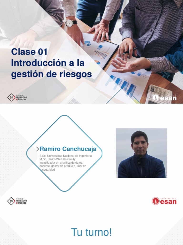 Introducción A La Gestión de Riesgos - Clase 01 | PDF | Valores | Riesgo