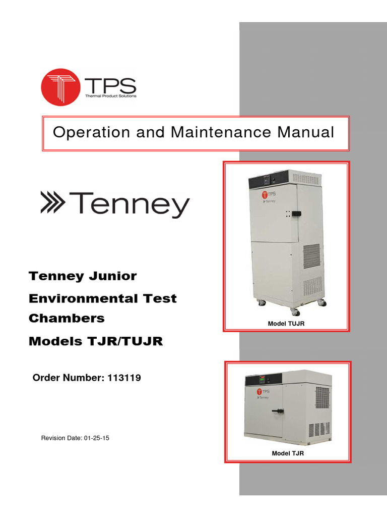 TJR TUJR WF4 Manual 01 25 15 | PDF | Air Conditioning | Heat Exchanger