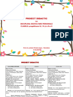 Proiect Didactic DP CP I a II-A