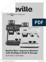 Barista Max+ Espresso Machine With Intelligent Grind & Dosage VCF152X / VCF153X