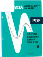 Honda VF 750 C Magna - Parts Manual - 1982-1984 - #3091