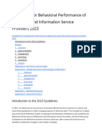 Guidelines for Behavioral Performance of Reference and Information Service Providers 2023